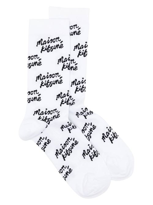 Socks with monogram Maison Kitsuné | NM06441KT0014P100